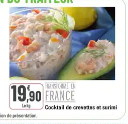 G20 Cocktail de crevettes et surimi offre