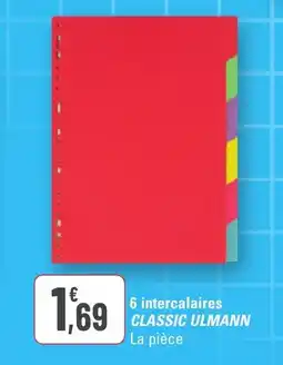 G20 CLASSIC ULMANN 6 intercalaires offre