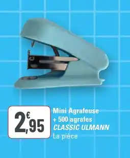 G20 CLASSIC ULMANN Mini Agrafeuse + 500 agrafes offre