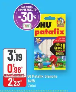G20 UHU 80 Patafix blanche offre