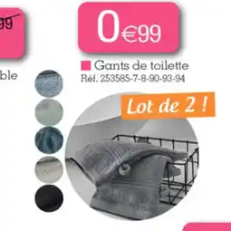 Kandy Gants de toilette offre