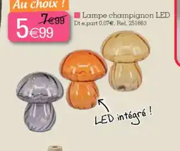 Kandy Lampe champignon LED offre