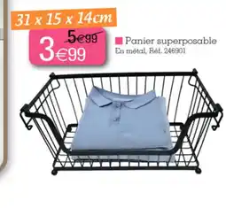 Kandy Panier superposable offre