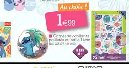 Kandy Carnet autocollants pailletés ou balle offre