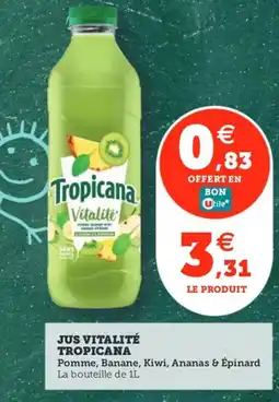 Utile TROPICANA Jus vitalité offre