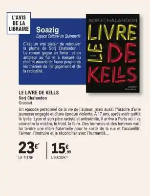 E.Leclerc LE LIVRE DE KELLS offre