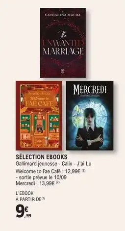 E.Leclerc SÉLECTION EBOOKS offre