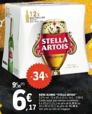 E.Leclerc STELLA ARTOIS offre