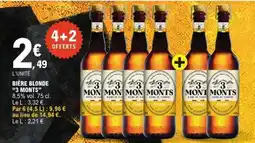 E.Leclerc Bière Blonde 3 Monts offre