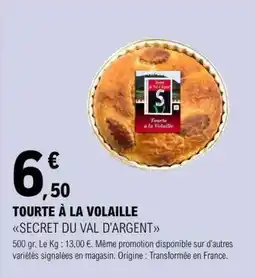 E.Leclerc Tourte à la Volaille offre