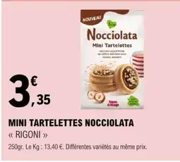 E.Leclerc MINI TARTELETTES NOCCIOLATA offre