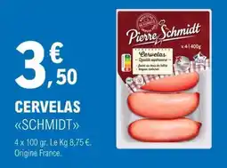 E.Leclerc CERVELAS SCHMIDT offre