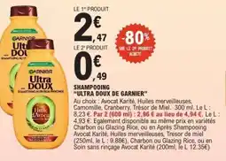 E.Leclerc Shampooing Ultra Doux de Garnier offre