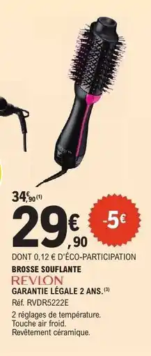 E.Leclerc Brosse soufflante Revlon offre