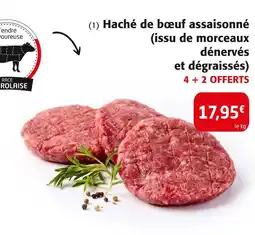 Colruyt Haché de bœuf assaisonné (issu de morceaux dénervés et dégraissés) offre
