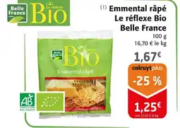 Colruyt Belle France Emmental râpé Le réflexe Bio offre