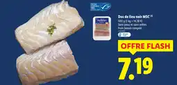 Lidl Dos de lieu noir MSC offre