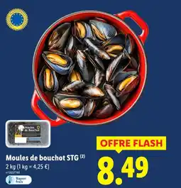 Lidl Moules de bouchot STG offre
