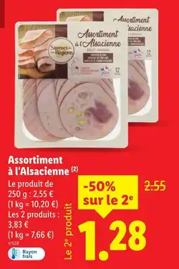Lidl Saveurs de nos Régions Assortiment à l'Alsacienne offre