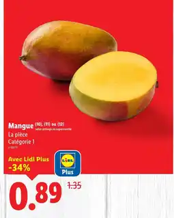 Lidl Mangue offre