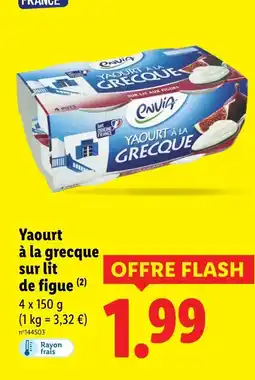 Lidl ENVIA Yaourt à la grecque sur lit de figue offre