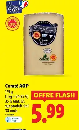 Lidl Comté aop offre