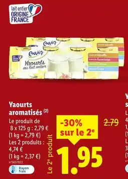 Lidl Envia Yaourts aromatisés offre