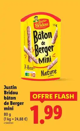 Lidl JUSTIN BRIDOU Bâton de berger mini offre