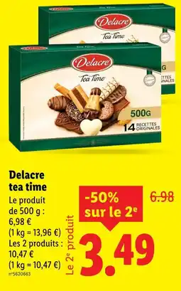 Lidl Delacre Tea Time offre