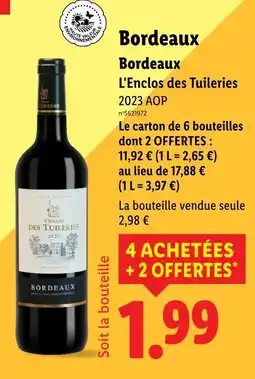 Lidl L'ENCLOS DES TUILERIES Bordeaux offre