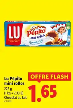 Lidl LU Pépito mini rollos offre