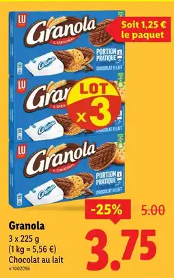 Lidl LU Granola offre