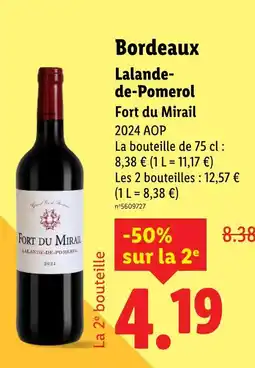 Lidl Bordeaux lalande-de-pomerol offre