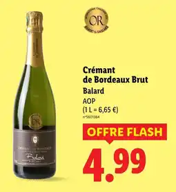 Lidl Balard Crémant de Bordeaux Brut offre
