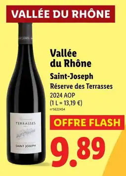 Lidl Réserve des Terrasses Vallée du Rhône Saint-Joseph offre