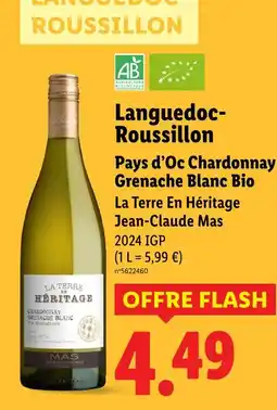 Lidl LA TERRE EN HERITAGE Languedoc-roussillon offre