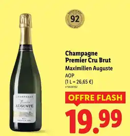 Lidl Champagne premier cru brut offre