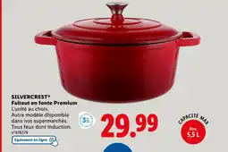 Lidl SILVERCREST Faitout en fonte Premium offre