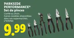Lidl PARKSIDE PERFORMANCE Set de pinces offre
