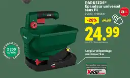 Lidl PARKSIDE Épandeur universel sans fil offre