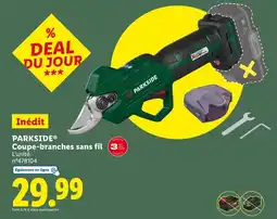 Lidl PARKSIDE Coupe-branches sans fil offre