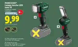 Lidl PARKSIDE Lampe torche LED sans fil offre