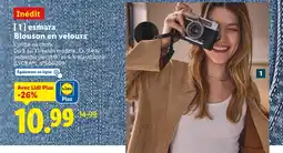 Lidl ESMARA Blouson en velours offre