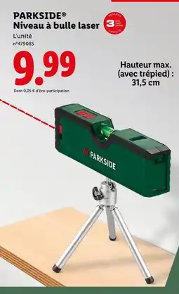 Lidl PARKSIDE Niveau à bulle laser offre