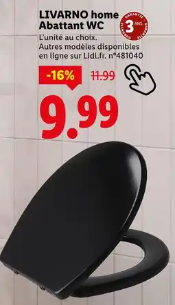 Lidl LIVARNO Abattant wc offre