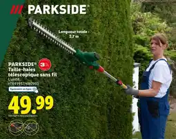 Lidl PARKSIDE Taille-haies télescopique sans fil offre