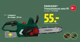 Lidl PARKSIDE Tronçonneuse sans fil offre