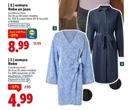 Lidl ESMARA Robe en jean offre
