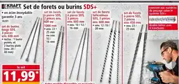 Norma KRAFT WERKZEUGE Set de forets ou burins SDS+ offre