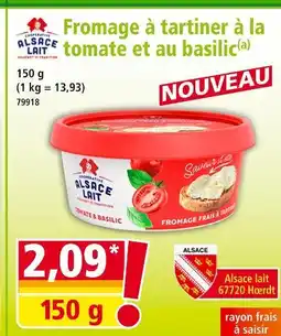Norma Fromage à tartiner à la tomate et au basilic offre